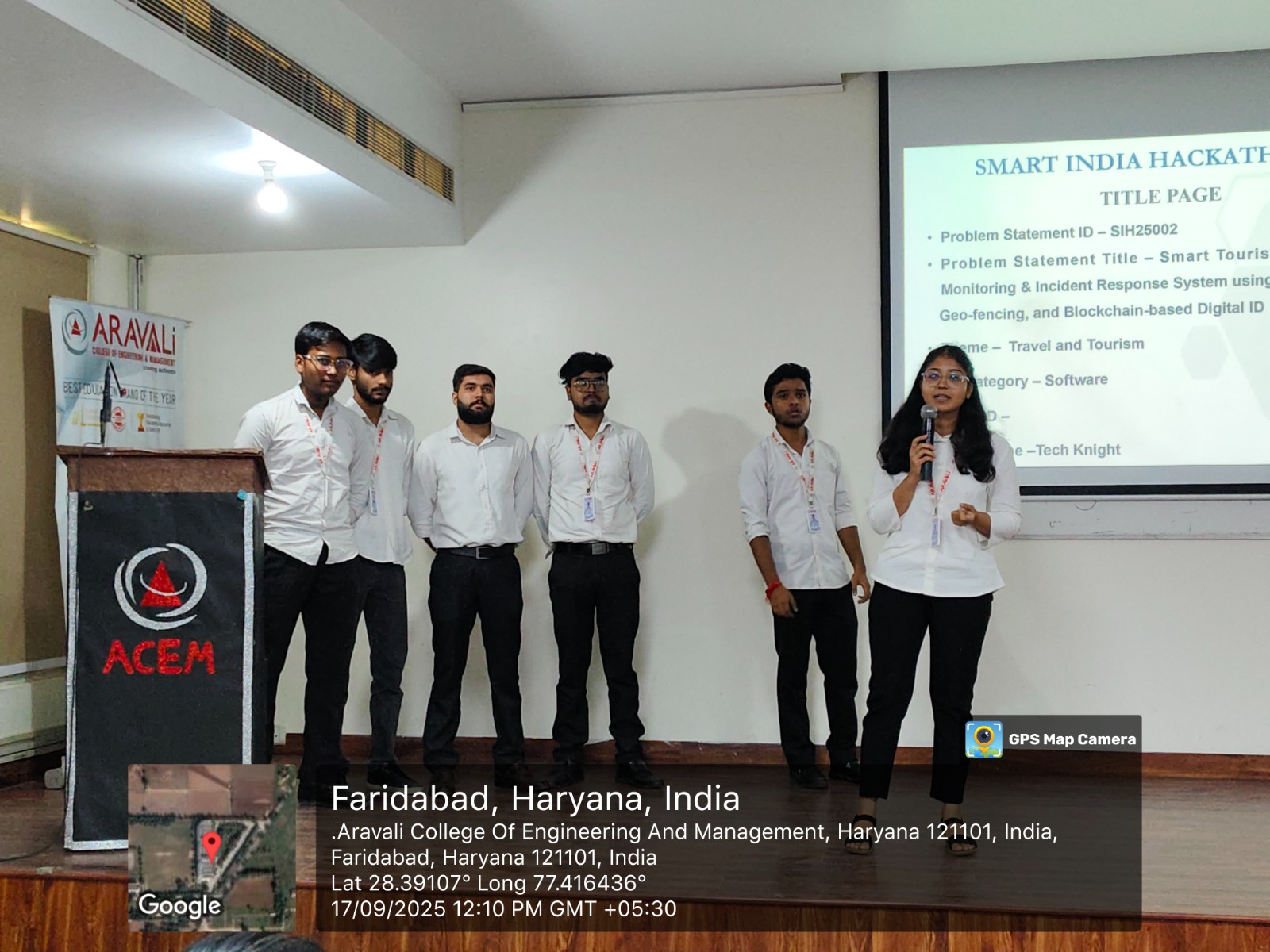 Smart India Hackathon 2025 at ACEM 8