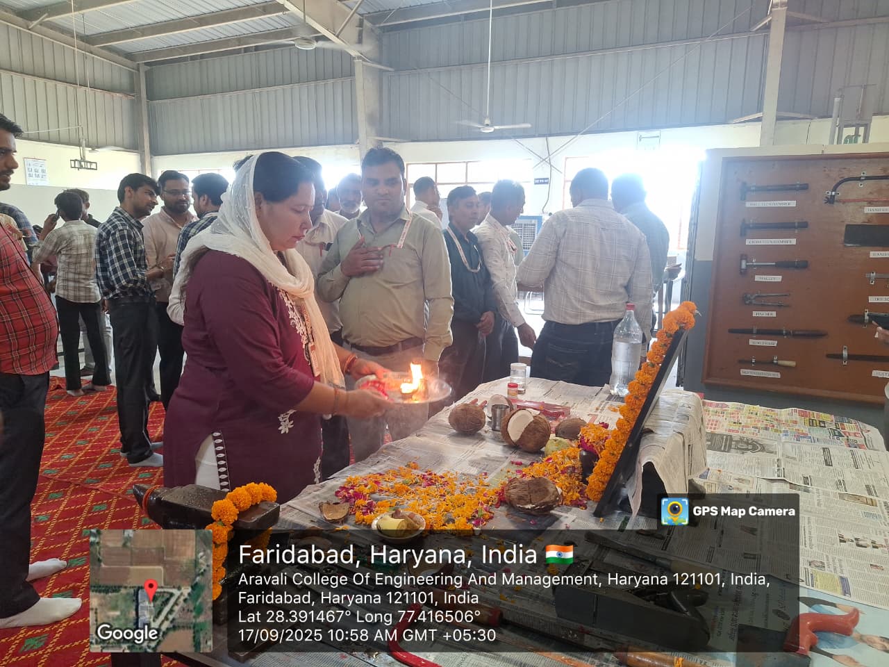 Vishwakarma Pooja at ACEM 8